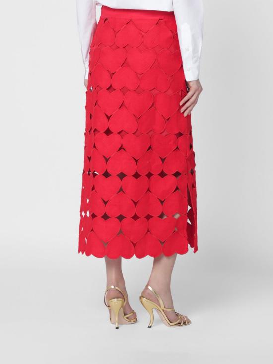 26SS 팜 리오 롱 스커트 344513 L0028 Red - FARM RIO