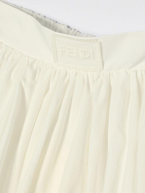 26SS [키즈] 펜디 스커트 JFE207AEXZ F0TU9 White - FENDI