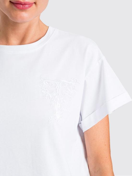 26SS 트윈셋 반팔 티셔츠 261TT2380 00001 White - TWINSET