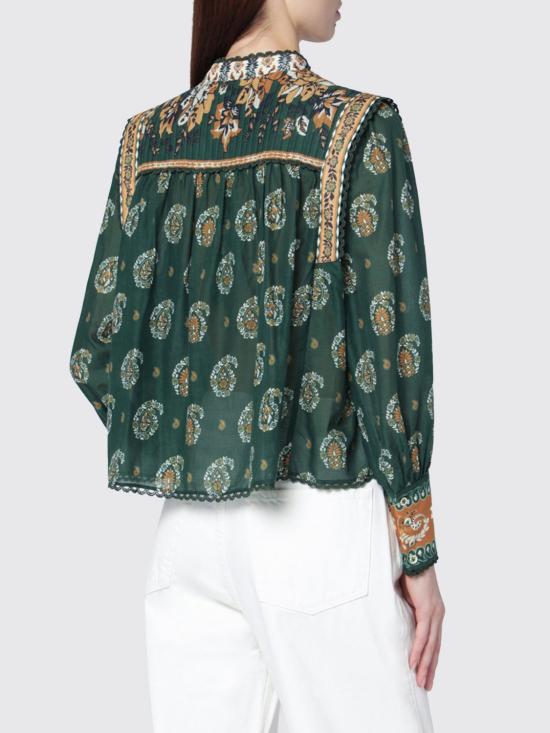 26SS 팜 리오 블라우스 351137 26009 Green - FARM RIO