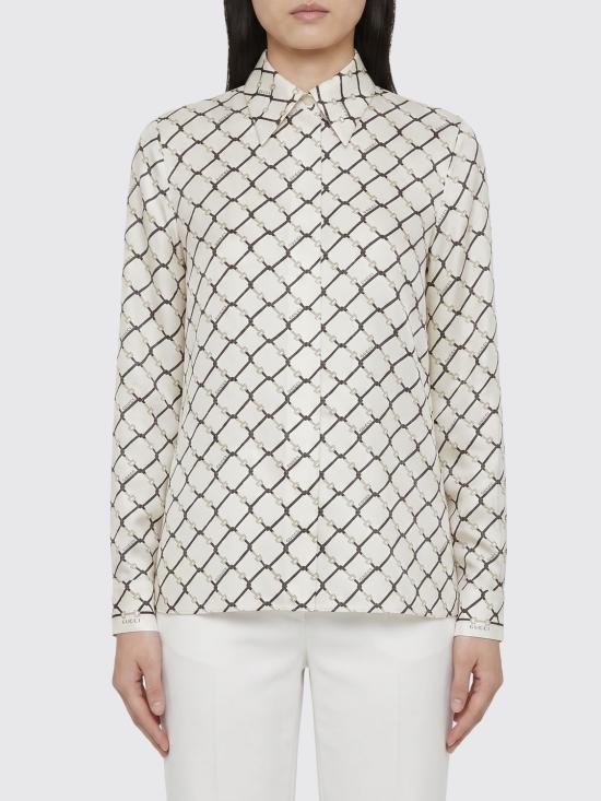 26SS 구찌 셔츠 852949ZAUMY 9097 White