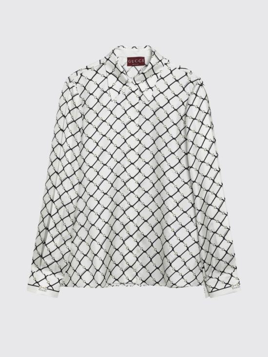 26SS 구찌 셔츠 852949ZAUMY 9097 White - GUCCI
