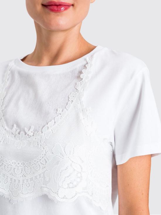 26SS 트윈셋 반팔 티셔츠 261TT2490 00001 White - TWINSET
