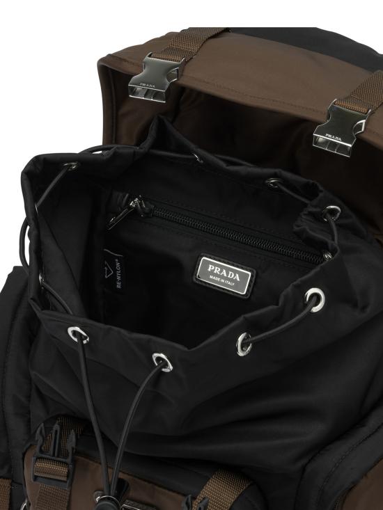 26SS 프라다 스피드락 리나일론 가죽 백팩 2VZ1212DMGF03MQ V DOM Black - PRADA