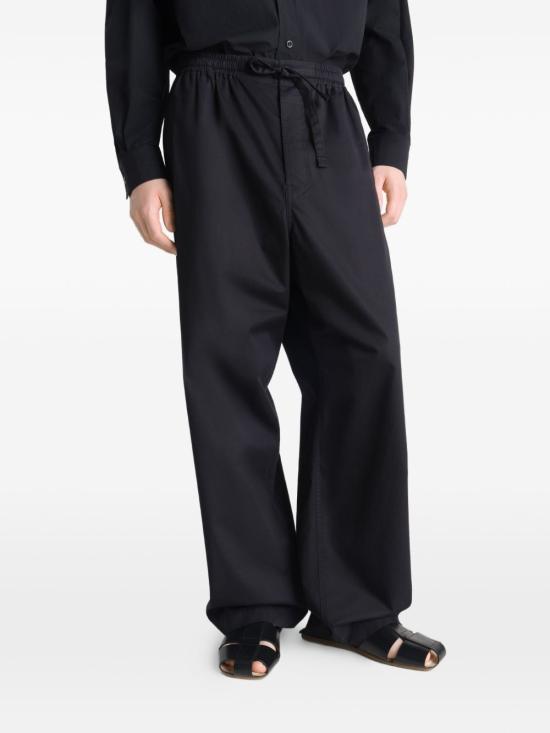 26SS 르메르 스트레이트 팬츠 PA1310 LF1594 999 BLACK DOM - LEMAIRE