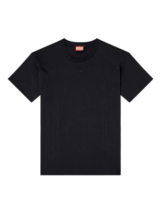 26SS 디젤 t-norm-int 반팔 티셔츠 A19524 0AIJU 9XX BLACK DOM