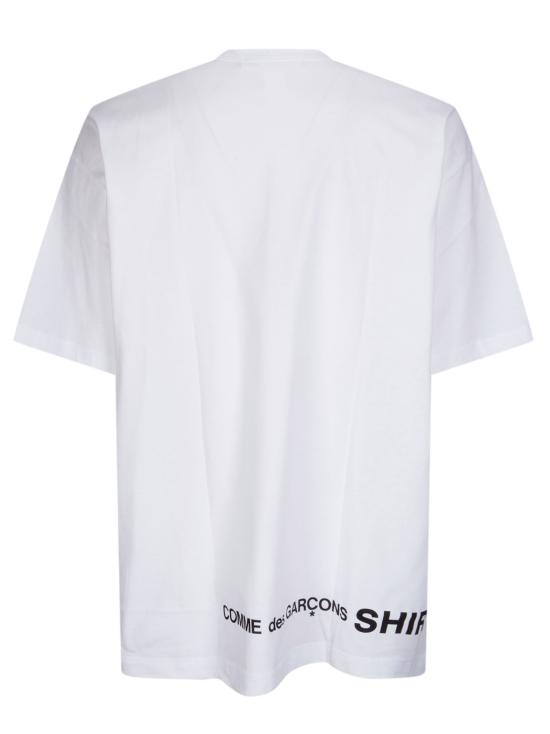 26SS 꼼데가르송 반팔 티셔츠 FQ T008 S26 3 WHITE DOM - COMME DES GARCONS