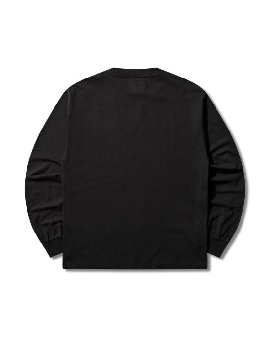 26SS 로아 긴팔 티셔츠 YBMW076FA63 BLK0020 WASHED BLACK DOM - ROA