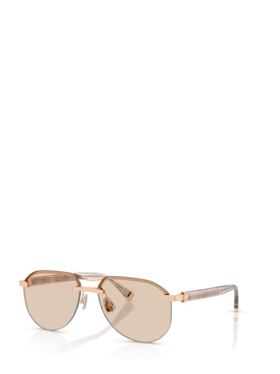 26FW 브루넬로 쿠치넬리 선글라스 BC2015ST 503893 ROSE GOLD PLATED - BRUNELLO CUCINELLI