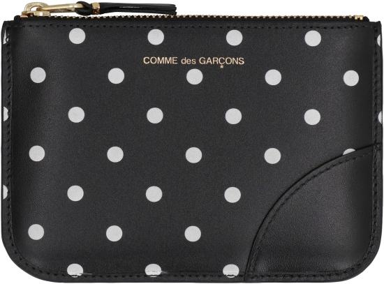 26SS 꼼데가르송 클래식 레더 라인 파우치 SA8100PD 1 BLACK DOM - COMME DES GARCONS