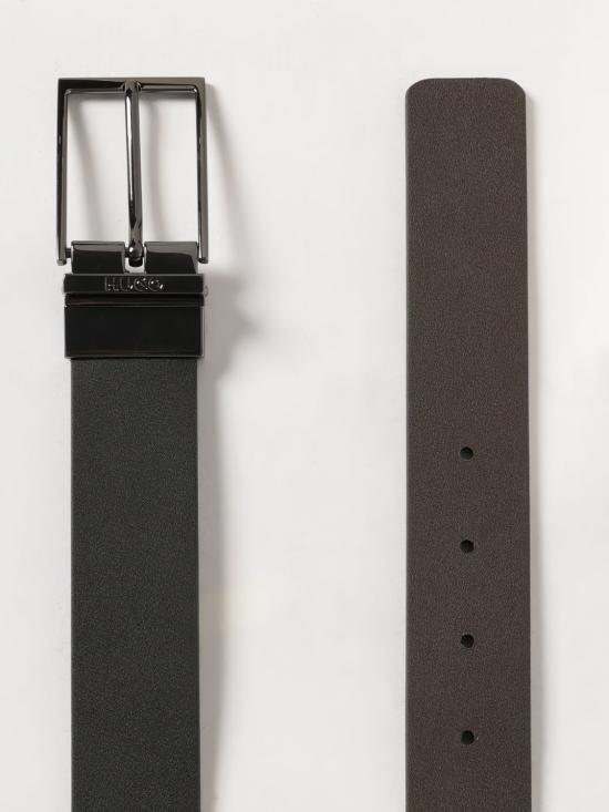 26SS 휴고보스 가죽 벨트 50548365 002 Black - HUGO BOSS
