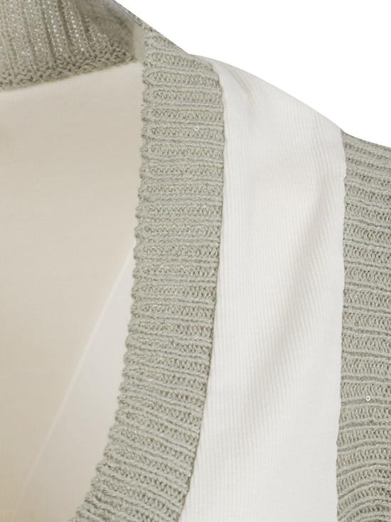 26SS 파비아나 필리피 시퀸 저지 탱크탑 JED276F582M224VR3 White - FABIANA FILIPPI