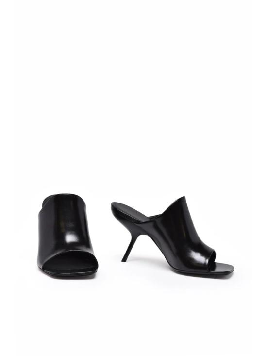  살바토레 페라가모 뮬/슬리퍼 에라 가죽 뮬 - 블랙 - SALVATORE FERRAGAMO