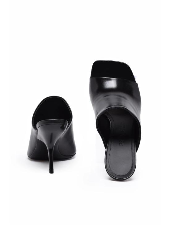  살바토레 페라가모 뮬/슬리퍼 에라 가죽 뮬 - 블랙 - SALVATORE FERRAGAMO