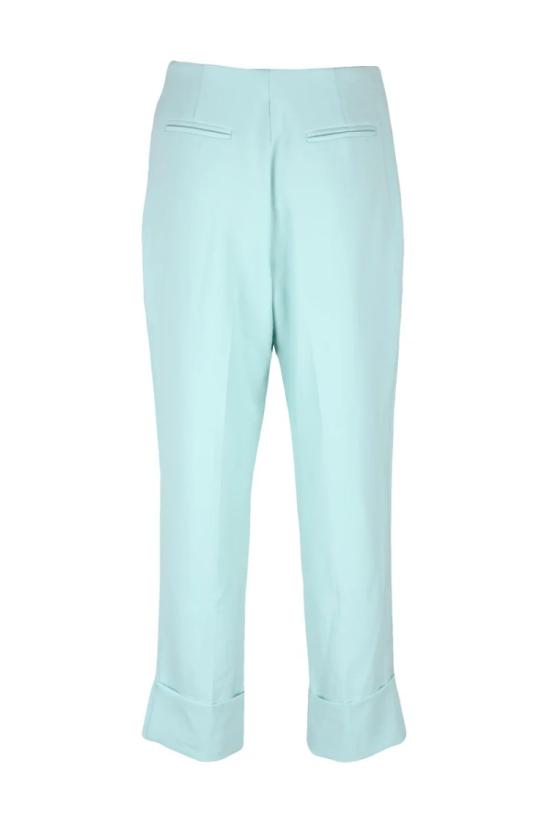 25SS 엘리자베타프랜치 스트레이트 팬츠 Elisabetta Franchi  아쿠아마린 - ELISABETTA FRANCHI