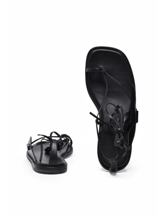 25SS 살바토레 페라가모 샌들 아제나 플립플롭  - 블랙 - SALVATORE FERRAGAMO