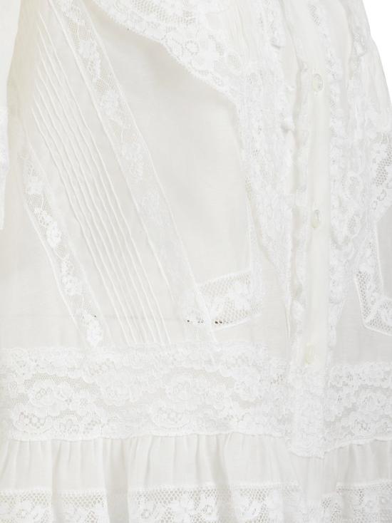 26SS 에르마노 설비노 블라우스 D482K700APJGE14201 White - ERMANNO SCERVINO