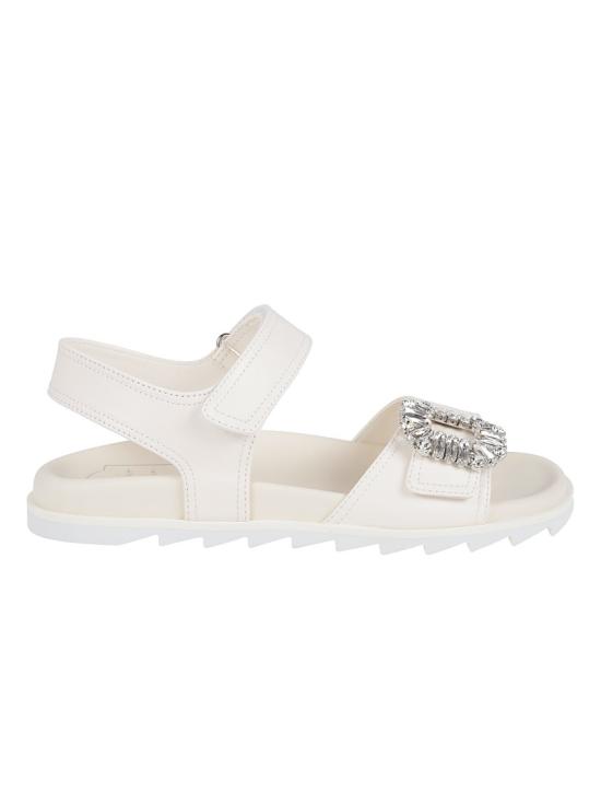 26SS 로저비비에 슬라이디 비브 샌들 RVW4584469091TC019 White