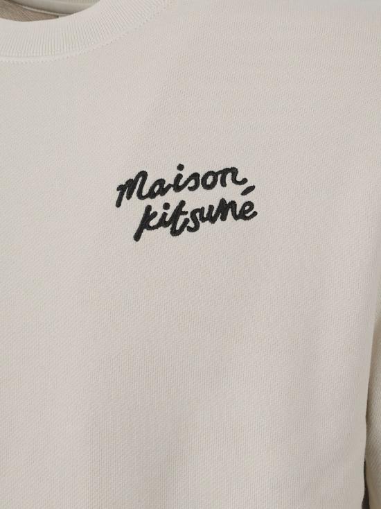 26SS 메종키츠네 핸드라이팅 컴포트 스웨트셔츠 MM00315KM0341M 0304 White - MAISON KITSUNE