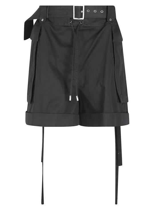 26SS 알렉산더 맥퀸 숏팬츠 868654QZAQZ1000 Black