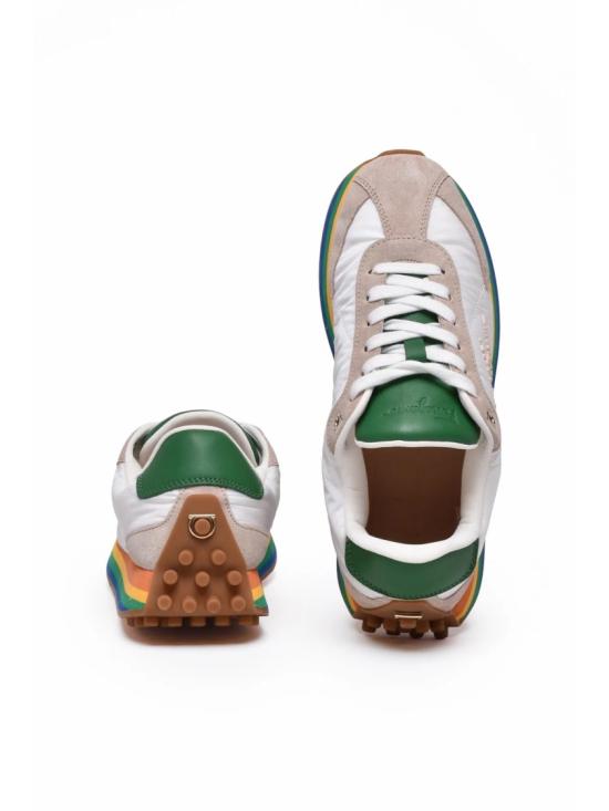 25SS 살바토레 페라가모 스니커즈 흰색 가죽 - SALVATORE FERRAGAMO