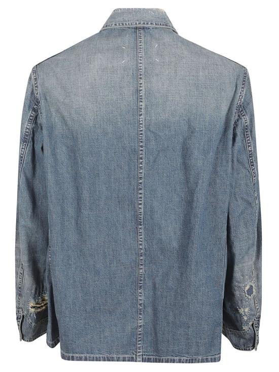 26SS 마르지엘라 데님 셔츠 S50AM0658MM30021962 Blue - MAISON MARGIELA