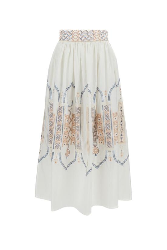 26SS Emporio Sirenuse 롱 스커트 26SLACE06OMB1160 White