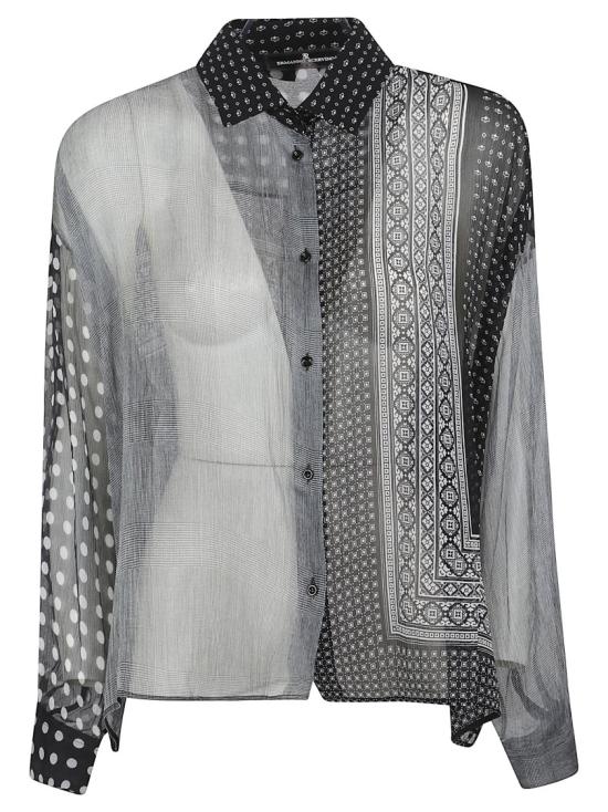 26SS 에르마노 설비노 블라우스 D482K779YEXS4867 Grey