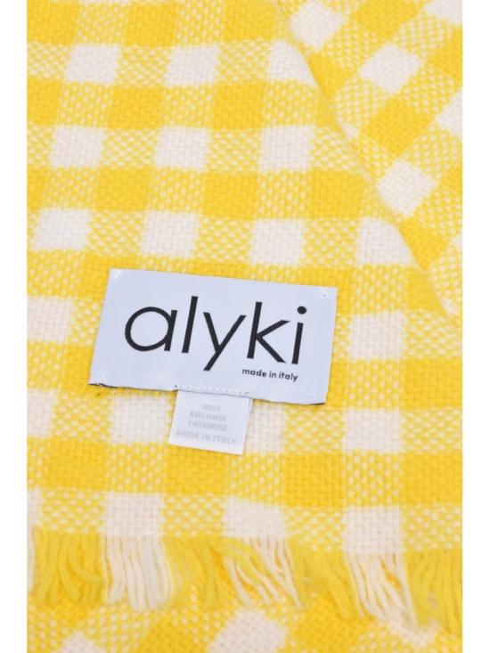  That's Alyki 머플러/스카프 알리키 캐시미어 스카프 - 화이트/옐로우 - OTHER BRANDS