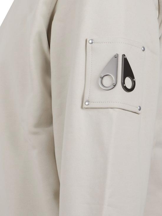 26SS 무스너클 하츠필드 크루넥 스웨트 셔츠 M35MS706 1705 White - MOOSE KNUCKLES