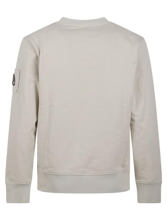 26SS 무스너클 하츠필드 크루넥 스웨트 셔츠 M35MS706 1705 White - MOOSE KNUCKLES