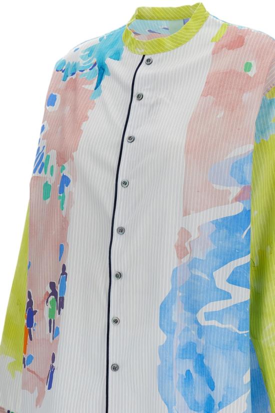 26SS 로카 셔츠 03E04SHRTBLU White - ROHKA