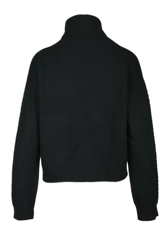  막스마라 터틀넥 블랙 캐시미어 터틀넥 스웨터 - MAX MARA