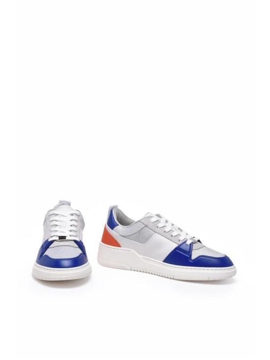 25SS 살바토레 페라가모 스니커즈 블루 '데니스' 가죽 - SALVATORE FERRAGAMO