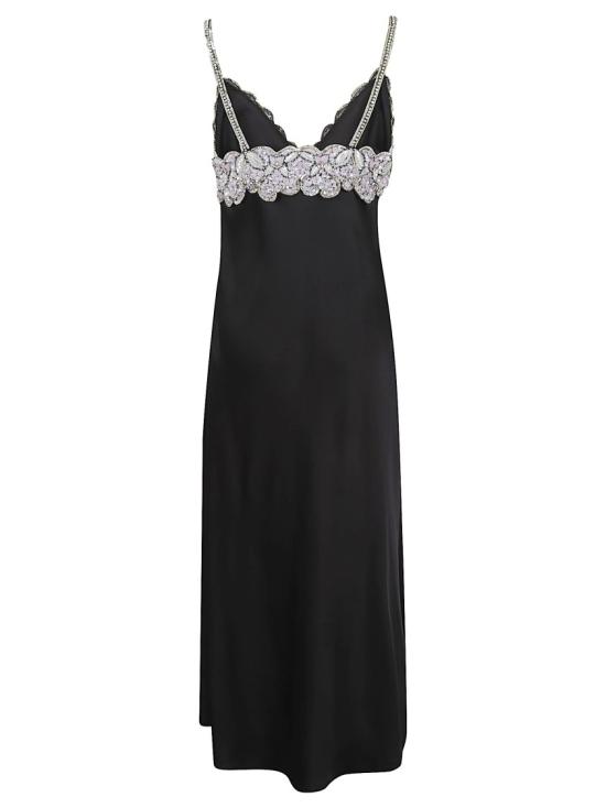 26SS 발렌티노 가라바니 미디 원피스 8B0VAKF09VQ NUD Black - VALENTINO GARAVANI