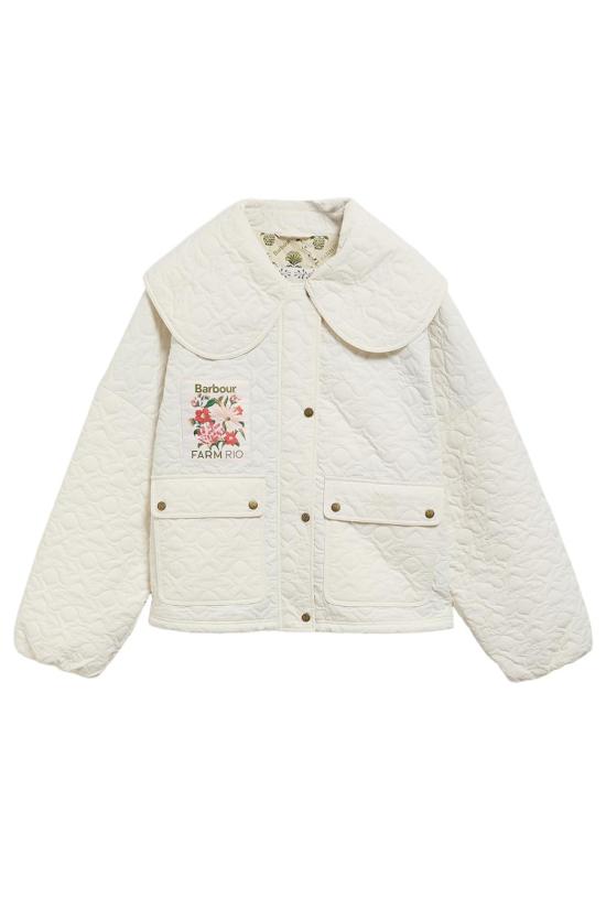 26SS 바버 자켓 LQU1906WH51 White
