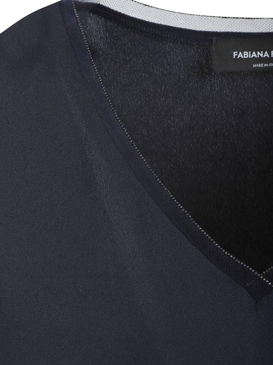 26SS 파비아나 필리피 민소매 티셔츠 TPD266F295L7755146 Black - FABIANA FILIPPI