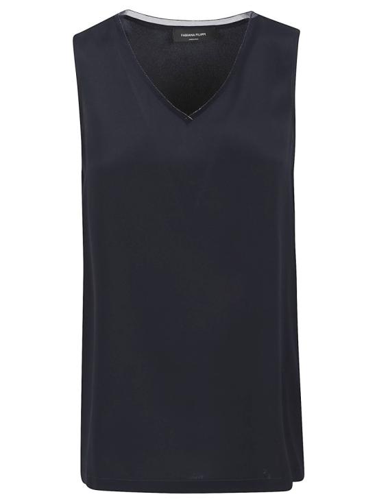 26SS 파비아나 필리피 민소매 티셔츠 TPD266F295L7755146 Black