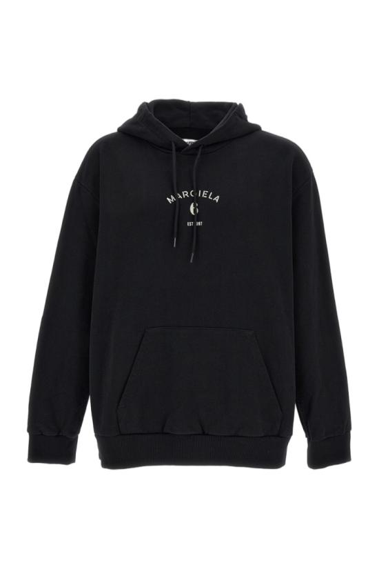 26SS MM6 메종마르지엘라 후드 티셔츠 SH2GU0031M25014900 Black