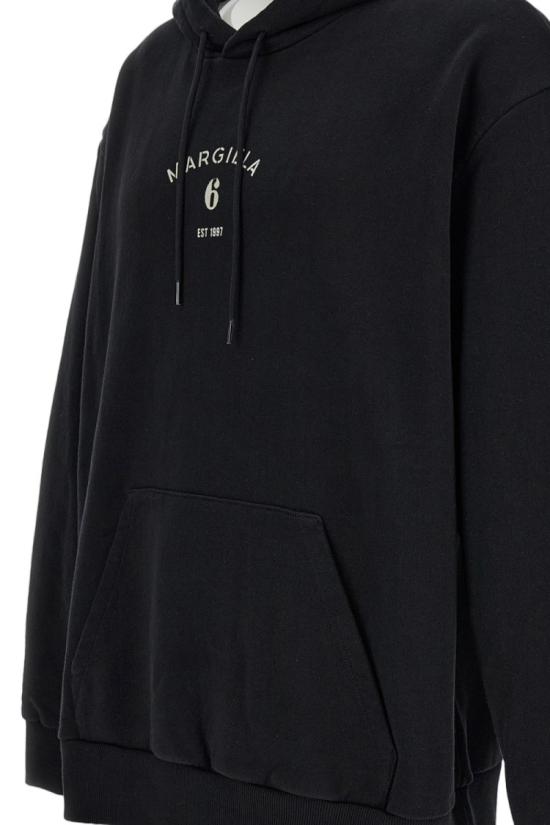 26SS MM6 메종마르지엘라 후드 티셔츠 SH2GU0031M25014900 Black - MM6 MAISON MARGIELA