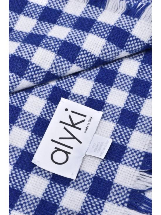  That's Alyki 머플러/스카프 알리키 캐시미어 스카프 - 화이트/블루 - OTHER BRANDS