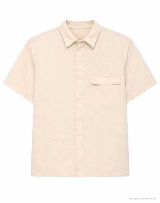 26FW Origin Of Line 반팔 셔츠 HEMP Neutrals