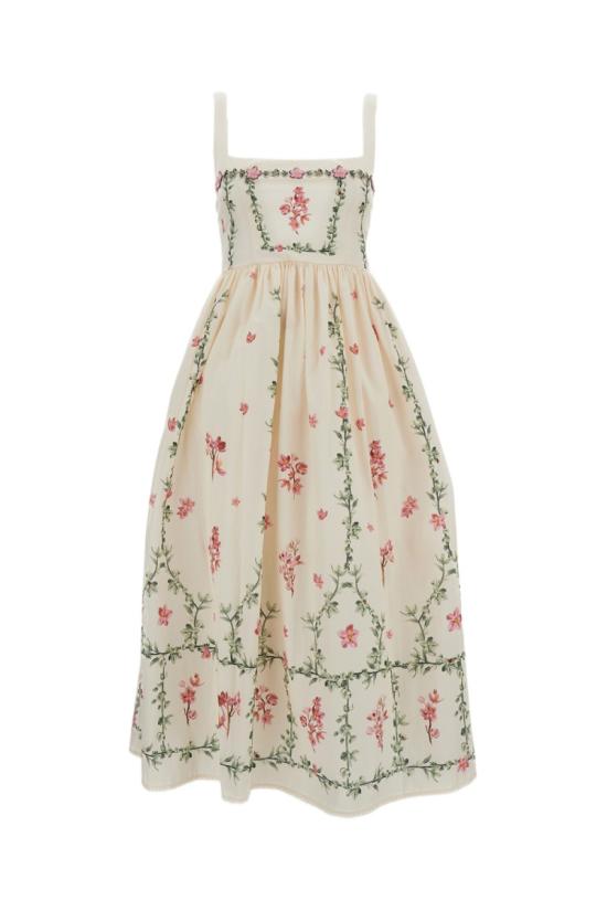 26SS 아구아 벤디타 미디 원피스 20858MULTICOLOR White