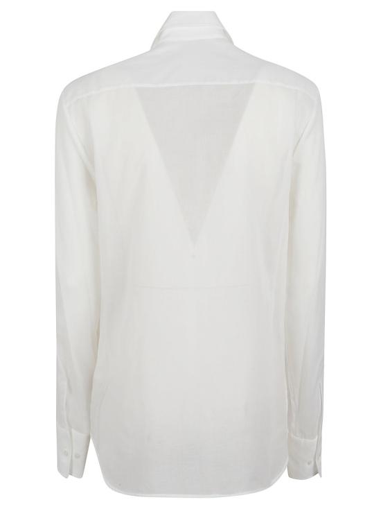 26SS 에르마노 설비노 블라우스 D482K703APJBN10602 White - ERMANNO SCERVINO