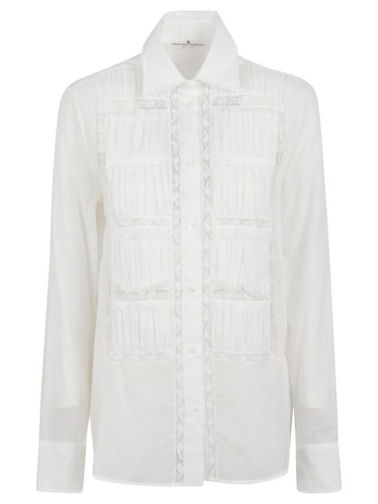 26SS 에르마노 설비노 블라우스 D482K703APJBN10602 White