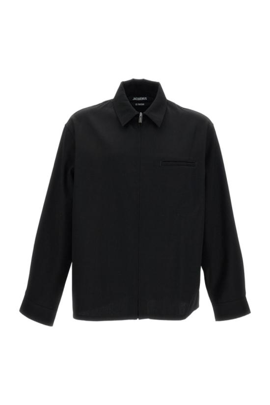 26SS 자크뮈스 Mecano 셔츠 SHM00576AW00739990 Black