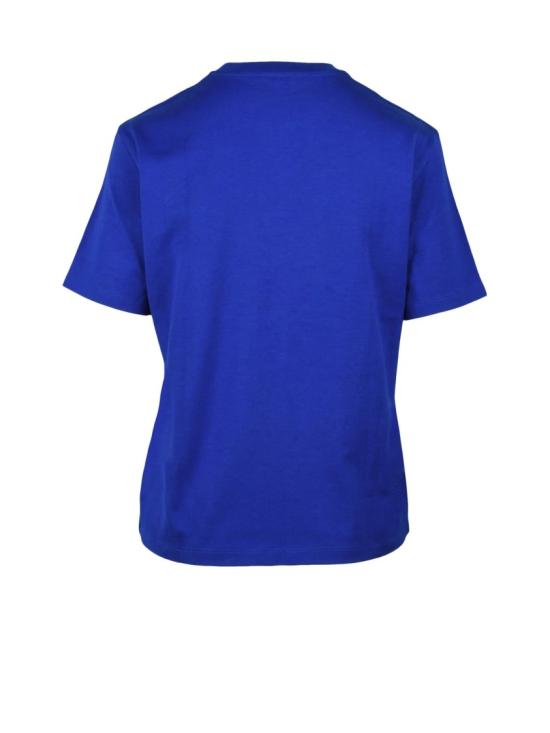 25SS 살바토레 페라가모 반팔 티셔츠 파란색 면 티셔츠 - SALVATORE FERRAGAMO
