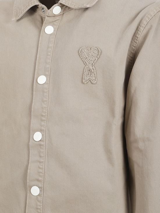 26SS 아미 긴팔 셔츠 UJK897MDE0126A036 Neutrals - AMI