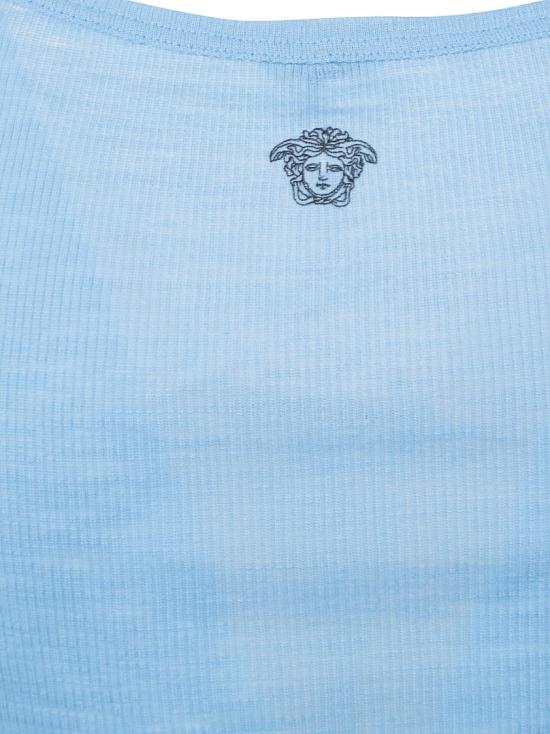 26SS 베르사체 민소매 티셔츠 10236981A175481V440 Blue - VERSACE