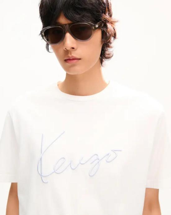 26FW 겐조 반팔 티셔츠 FG65TS2864SG 02 OFF WHITE Off white - KENZO
